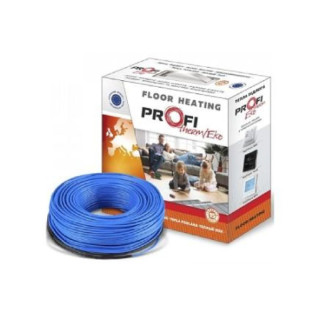 Теплый пол тонкий двухжильный нагревательный кабель PROFI THERM Eko Flex 650 Вт image