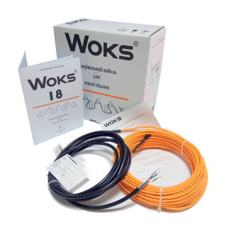 Електричний нагрівальний кабель Woks 18, 160 Вт, 8 м (0922002) image