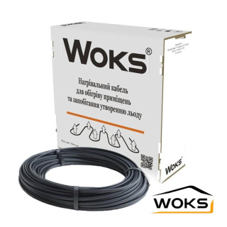 Электрический нагревательный кабель Woks 20T, 5,5 м (0924001) image