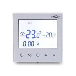 Терморегулятор цифровий для теплої підлоги Profitherm Wi-Fi Peаrl White