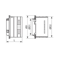 Фланец круглый FlexiVent 0290