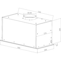 Вытяжка встраиваемая Hansa OMP6555BGH