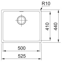 Мийка кухонна Franke SIRIUS SID 110-50