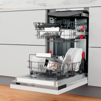 Посудомийна машина вбудована Whirlpool WSIO3O34PFEX