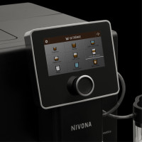 Nivona Кавамашина автоматична CafeRomatica NICR 930, 1455 Вт., резервуар для води 1.8 л., 15 Бар., сенсор, капучінатор, чорний.