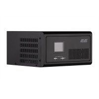 Джерело безперебійного живлення 2E HI600, 600W, 12V - 230V, LCD, AVR, 2xSchuko + DC output