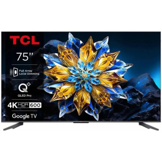 Телевізор 75" TCL QLED Pro 4K 60Hz Smart Google TV Titan ONKYO sound (75C69BPRO) image