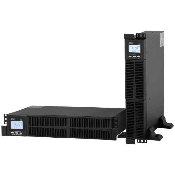 Джерело безперебійного живлення 2E OD1000RT, 1000VA/900W, RT2U, LCD, USB, 3xSchuko