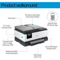 МФУ HP OfficeJet Pro 8123 с Wi-Fi (405W0C)