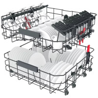 Посудомийна машина вбудовувана Whirlpool WIC3C33PFE