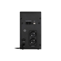 Джерело безперебійного живлення 2E DD2000, 2000VA/1200W, LCD, USB, 2xSchuko