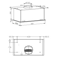 Витяжка вбудована Hansa OMP6553WGH