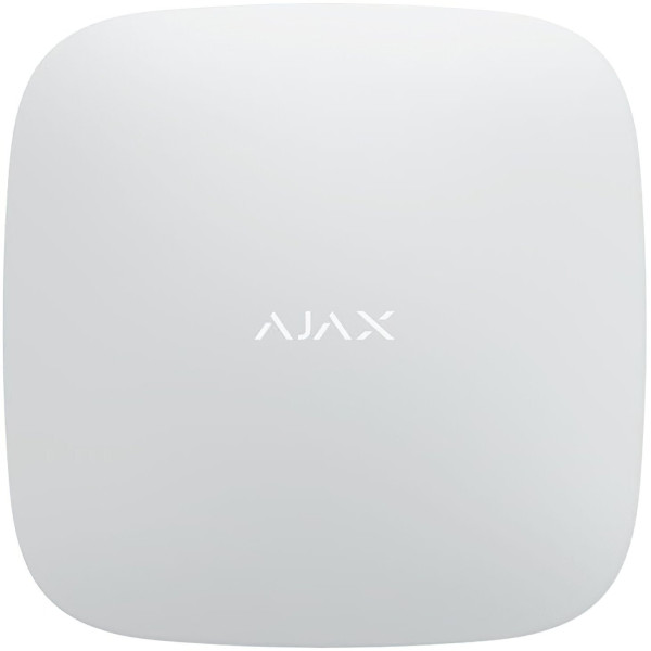 Ajax Інтелектуальна охоронна централь Hub 2, модуль 4G, ethernet, jeweller, бездротова, білий