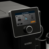 Nivona Кавамашина автоматична CafeRomatica NICR 930, 1455 Вт., резервуар для води 1.8 л., 15 Бар., сенсор, капучінатор, чорний.