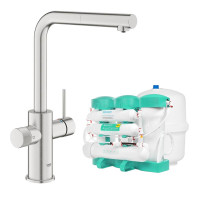 Комплект смесителя для кухни с выдвижным изливом Grohe Blue Pure Minta MO67530601DC
