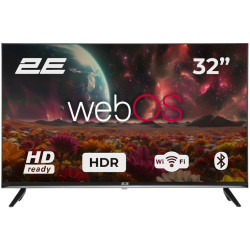 Телевізор 32" 2E LED HD 60Hz Smart WebOS Black (2E-32A07KHW)