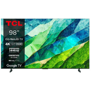 Телевізор 98" TCL MiniLED 4K 144Hz Smart Google TV Titan ONKYO sound (98C855) image