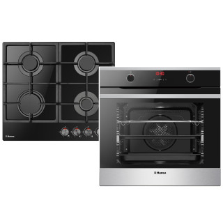Комплект духовка электрическая + поверхность газовая Hansa FCGI69326 image