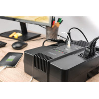 Джерело безперебійного живлення Digitus All-in-One, 800VA/480W, LED, 4xSchuko/3xC13