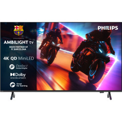Телевізор 75" Philips MiniLED 4K 144Hz Smart Titan OS Black Ambilight (75MLED920/12)