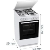 Плита комбинированная Gorenje GK5A22WH