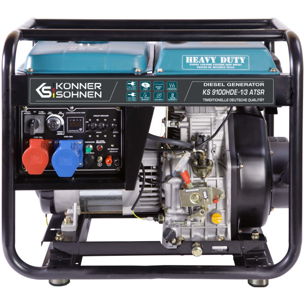 Генератор дизельный Konner&Sohnen KS 9100HDE-1/3 ATSR (EURO V)
