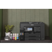 БФП ink color A3 Epson EcoTank L15150 32_22 ppm Fax DADF Duplex USB Ethernet Wi-Fi 4 inks Pigment (C11CH72404)