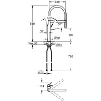 Смеситель для кухни Grohe Essence 30294DL0