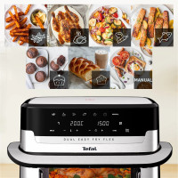 Мультипечь Tefal Dual Easy Fry Flex, 2700Вт (EY922DE0)
