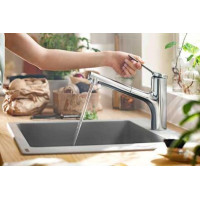 Набір для кухні Hansgrohe гранітна мийка S520-F345 + зміш. Zesis M33