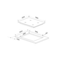 Комплект Hansa (духовка электрическая + поверхность газ на стекле) FCGS69326