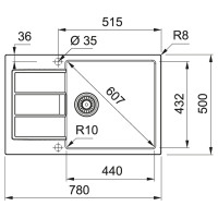 Мойка кухонная Franke Sirius S2D 611-78 XL
