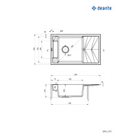 Мийка кухонна Deante Magnetic ZRM_N113