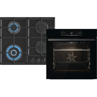 Комплект Gorenje (духовка электрическая BO6735E05B + поверхность газ на стекле GTW641EB) image
