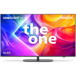 Телевізор 55" Philips QLED 4K 144Hz Smart Titan OS Black Ambilight (55PUS9010/12)