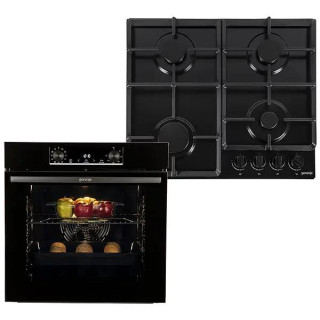 Комплект Gorenje (духовка электрическая BO6735E02BK + поверхность газовая G641EB) image