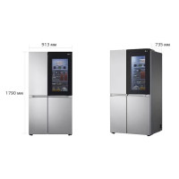 Холодильник LG SBS GC-Q257CAFV