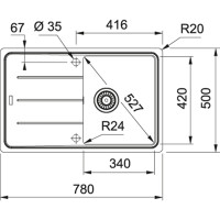 Мийка кухонна Franke Basis BFG 611-78 (114.0667.446)