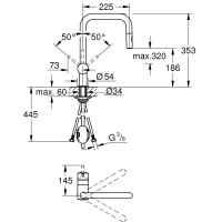 Змішувач для кухні Grohe Minta 32322DL2