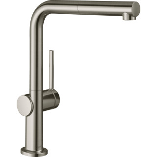 Hansgrohe Змішувач для кухні Talis M54, довж.виливу - 215мм, витяжний, 1важіль, KM270, сталь image