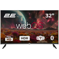 Телевізор 32" 2E LED FHD 60Hz Smart WebOS Black (2E-32A07KFW)