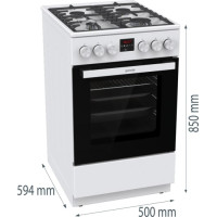 Плита газовая Gorenje GGI5C21WF-B