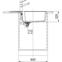 Мийка кухонна Franke Urban UBG 611-78 XL