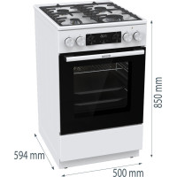 Плита комбинированная Gorenje GKS5C73WF