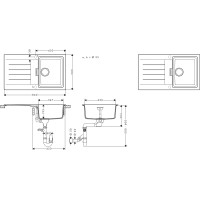 Мийка кухонна Hansgrohe S52 (43356290)