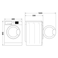 Стиральная машина фронтальная Indesit IM812BMYTIMEUA