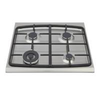 Hansa Плита комбінована, 77л, 60x60см, дисплей, конвекція, чавун, нерж