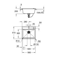 Мийка кухонна Grohe K700 31651AP0
