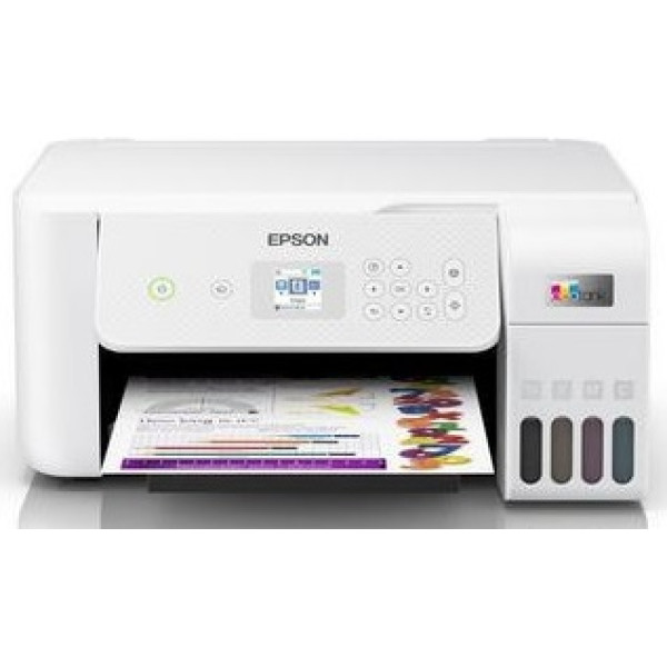 БФП Epson ink color A4 EcoTank L3266 33_15 ppm USB Wi-Fi 4 inks (C11CJ66411)