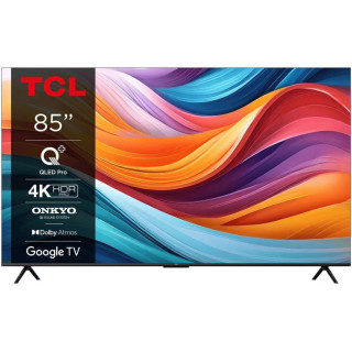 Телевізор 85" TCL QLED 4K 60Hz Smart Google TV Titan ONKYO sound (85T7B) image
